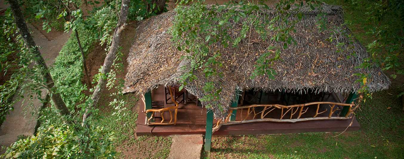 Aerial View of a Hut at Pelwehera Village Resort Dambulla Aerial View of a Hut at Pelwehera Village Resort Dambulla