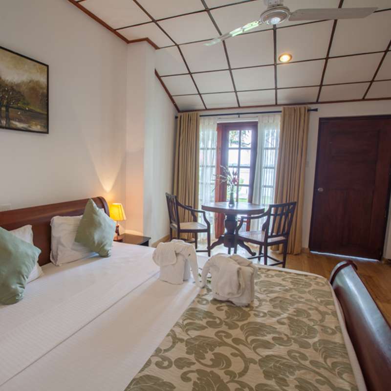 Side View of a Room at Oak Ray Lake Resort Tissamaharama
