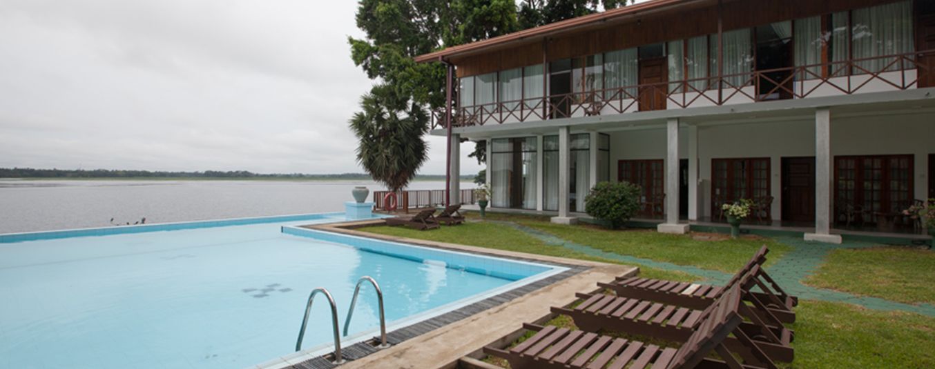 View of Tissa Lake from Oak Ray Lake Resort Tissamaharama