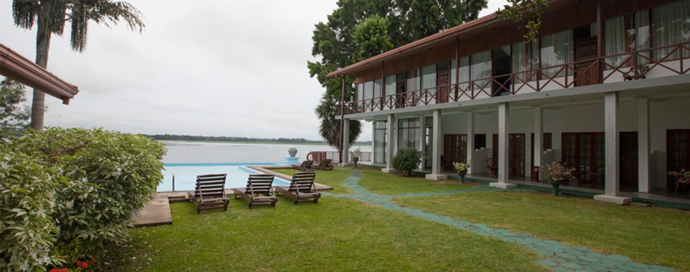 Angle View of the Outdoors of Oak Ray Lake Resort Tissamaharama