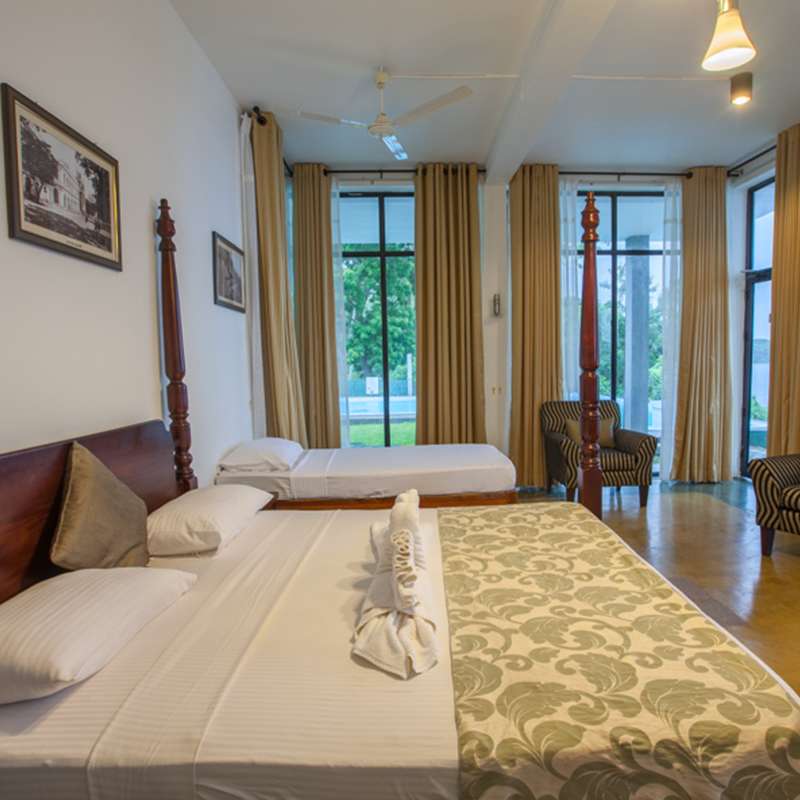 Standard Room Interior in Oak Ray Lake Resort Tissamaharama