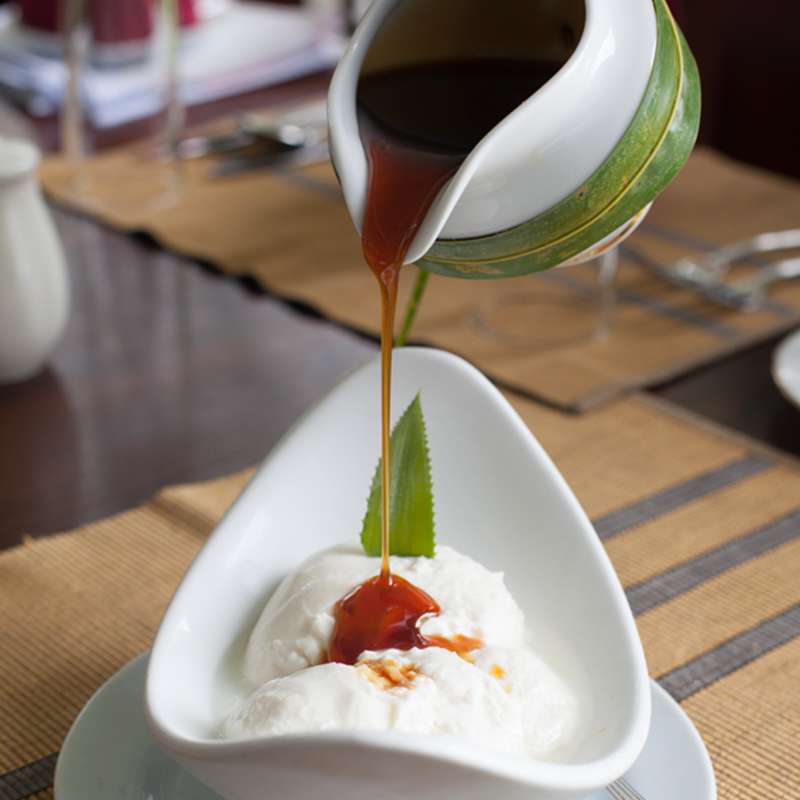 Curd with Honey at Oak Ray Lake Resort Tissamaharama