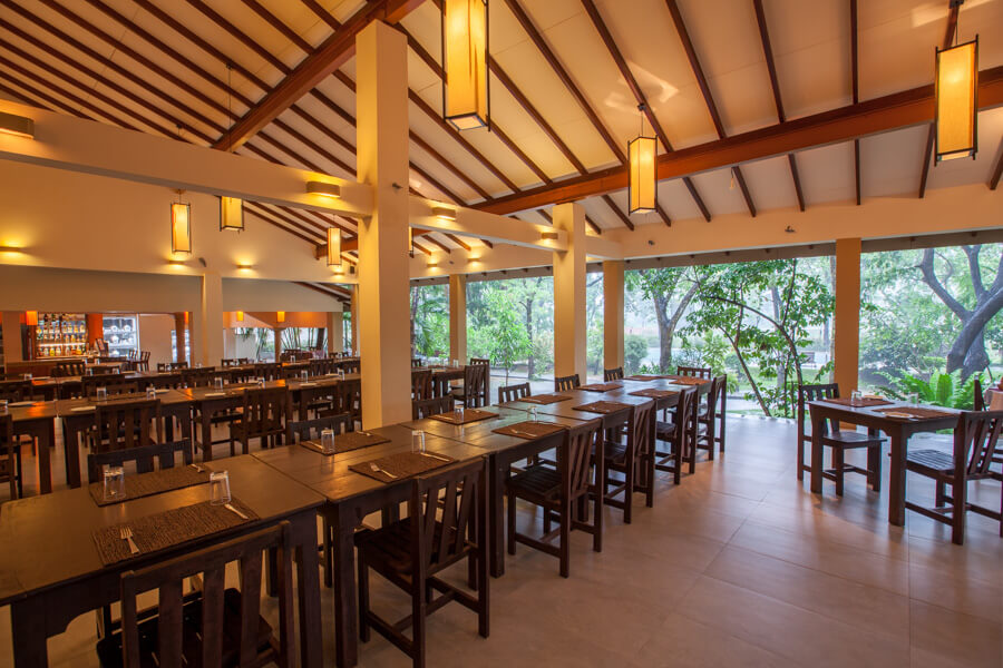 Dining Arrangements at Pelwehera Village Resort