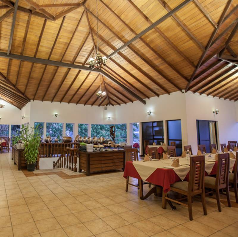 Rooftop Restaurant Interior at Senani Hotel Kandy