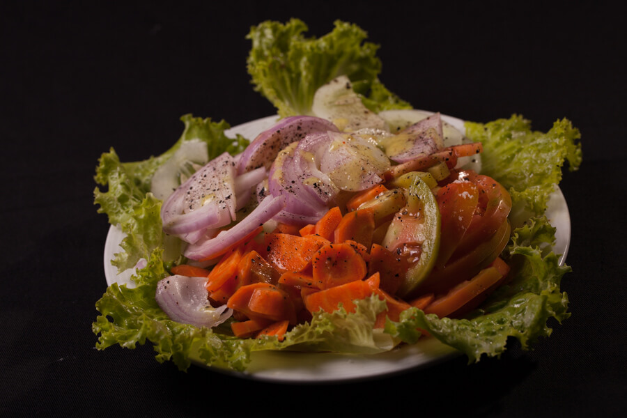 Vegetable Salad in Senani Hotel Kandy