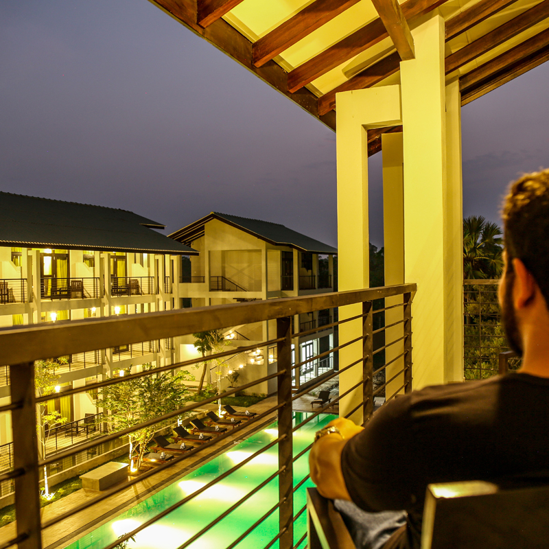 Balcony Views at Oak Ray Wild Yala